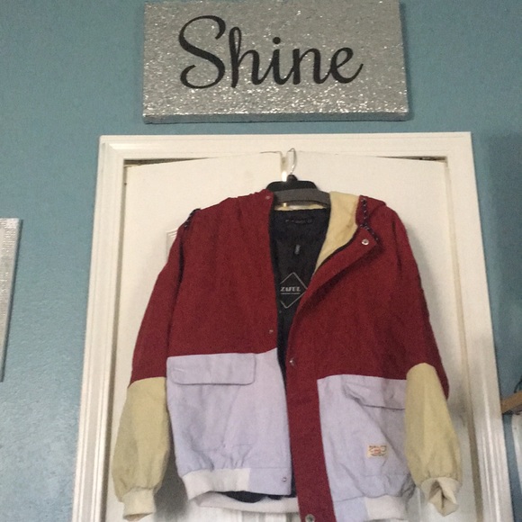 Zaful Other - Corduroy color block jacket